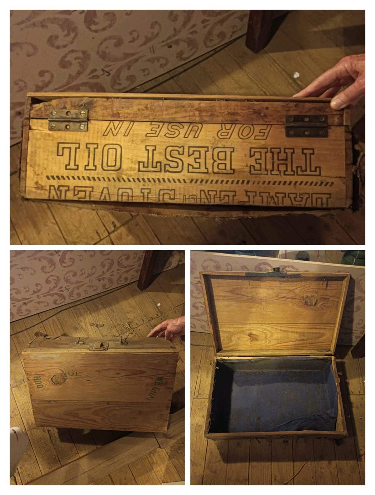 1940 vintage storage chest
