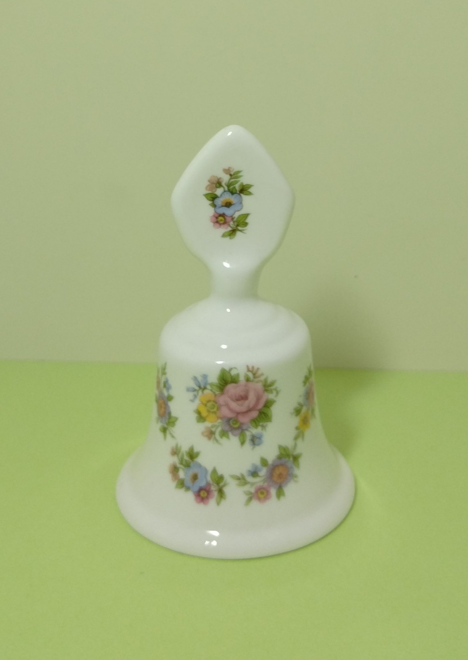 Johnson Ceramics mini hand bell made in England bone China
