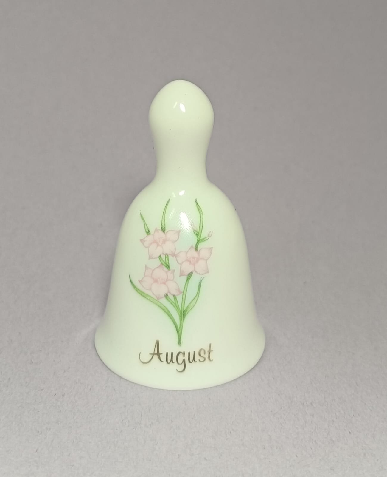 Russ Berrie mini porcelain birthday bell